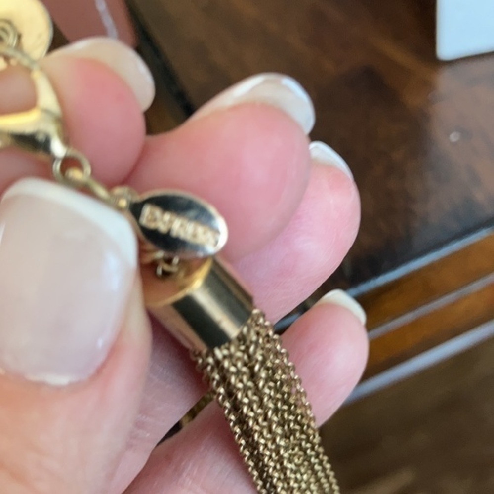 Express Two Tone Chain Wave Statement Necklace - image 5